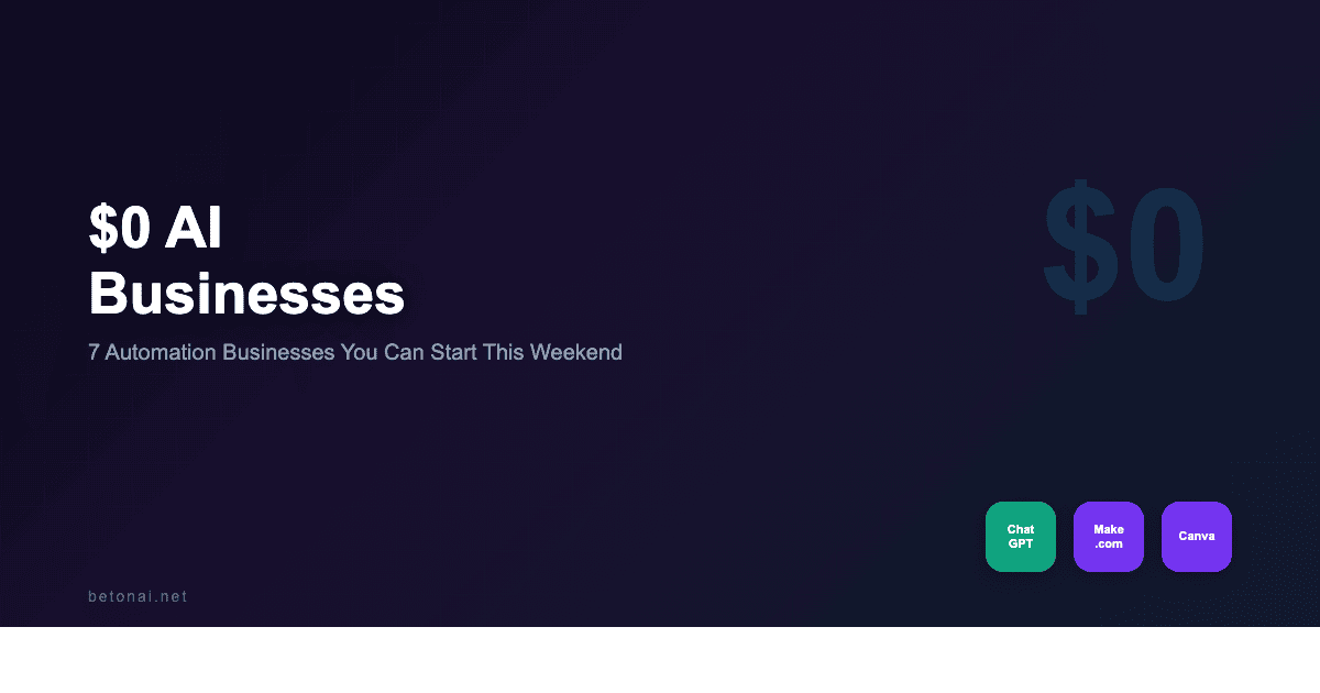 Featured: 7 AI Automation Businesses