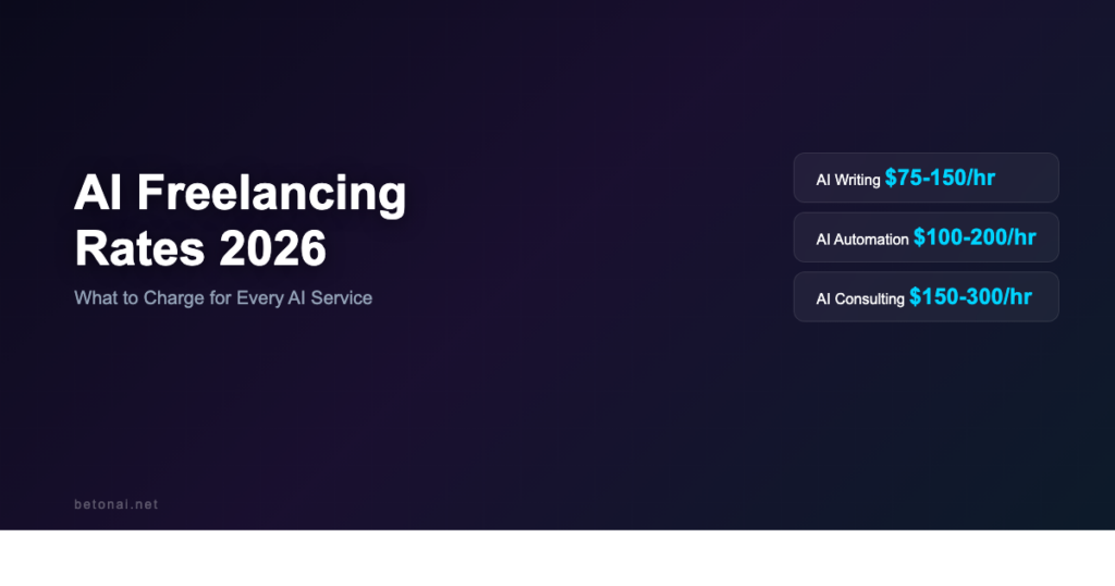 Featured: AI Freelancing Rate Card 2026