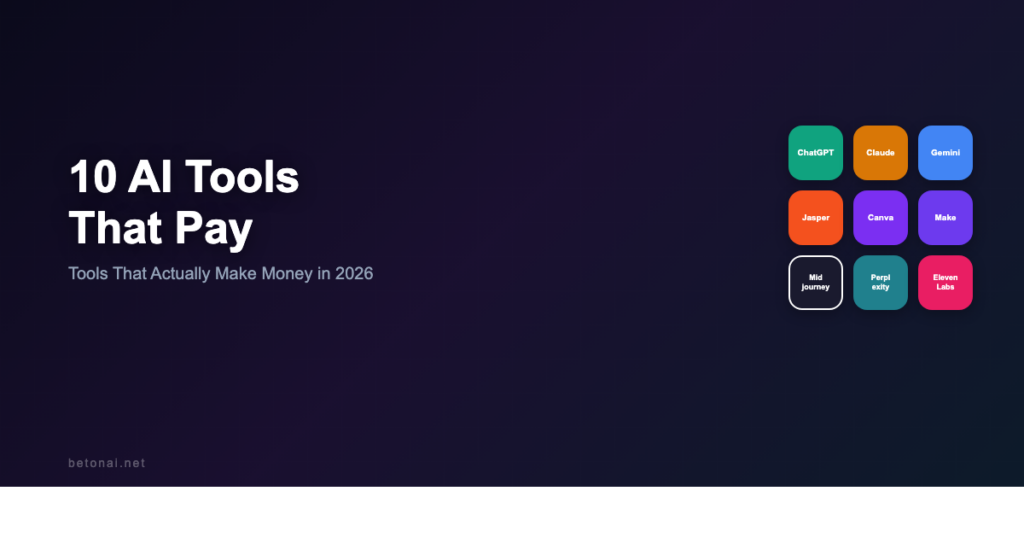 Featured: 10 AI Tools That Actually Make Money