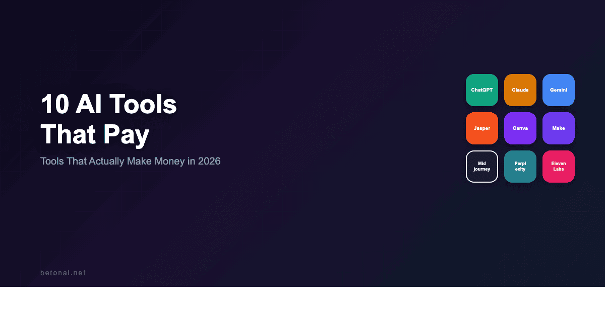 Featured: 10 AI Tools That Actually Make Money