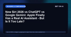New Siri 2026 vs ChatGPT vs Google Gemini: Apple Finally Has a Real AI Assist...
