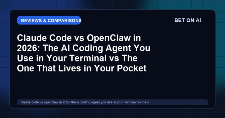 Claude Code vs OpenClaw in 2026: The AI Coding Agent You Use in Your ...