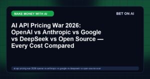 AI API Pricing War 2026: OpenAI vs Anthropic vs Google vs DeepSeek vs Open So...