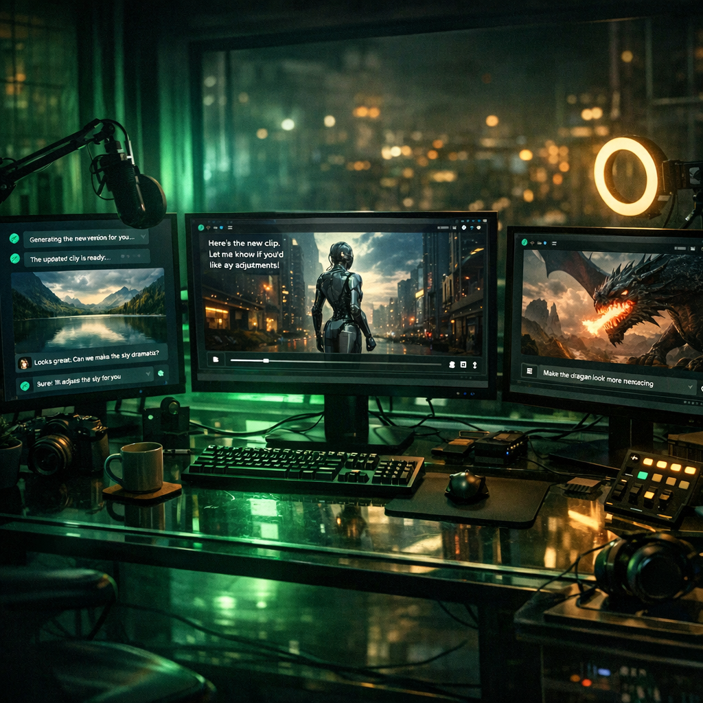 Gemini Omni AI video editing interface