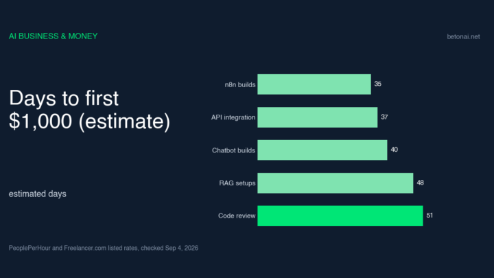 ai-coding-side-hustles-2026-ranked-by-days-to-first-1000
