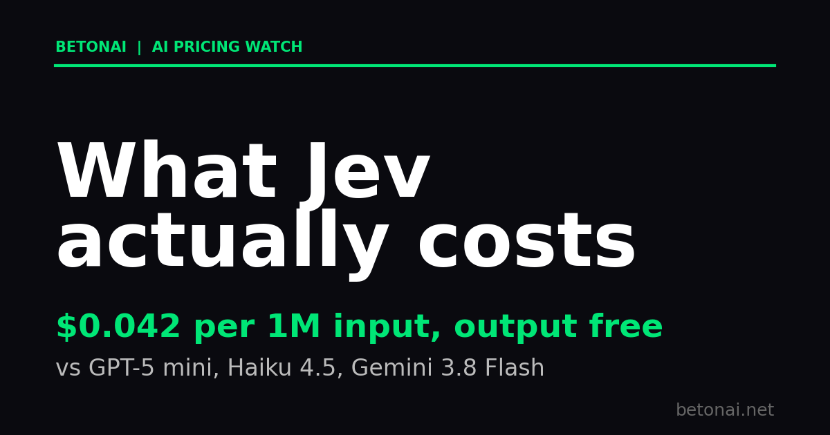 what-jev-actually-costs-typesafe-decision-model-vs-gpt-5-mini-claude-haiku-4-5-gemini-flash-2026